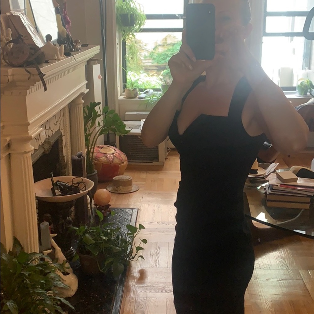 Black halo dress
